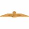 Ekena Millwork Eugene Rough Sawn Timber Gable Bracket, Western Red Cedar, 48"W x 12"H x 2"D x 6"F, 6/12 Pitch GBW048X12X0206EUG00RWR - alternate 4